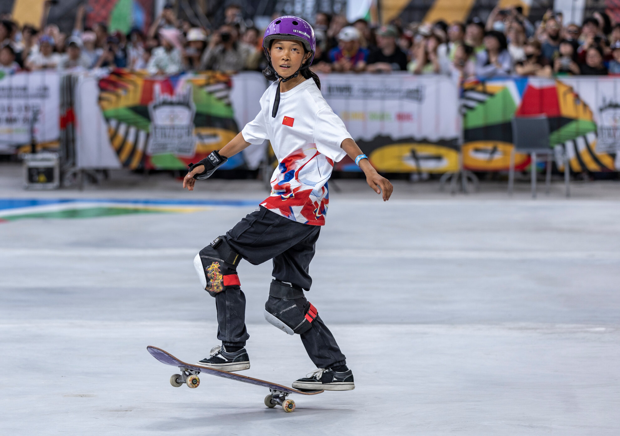 评估(澳门今天晚上开什么特马)14 岁滑板少女崔宸曦，从一见钟情到征战奥运，她的成长是一场爆改